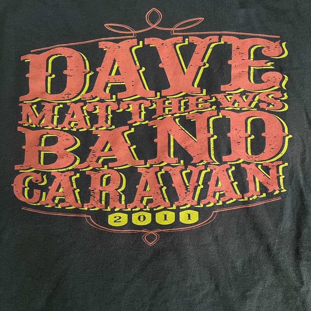Original Dave Matthews Band concert t-shirt 2011